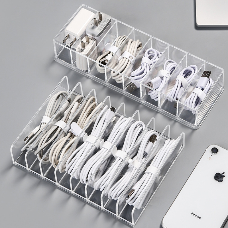 Desktop Cable Organizer Box